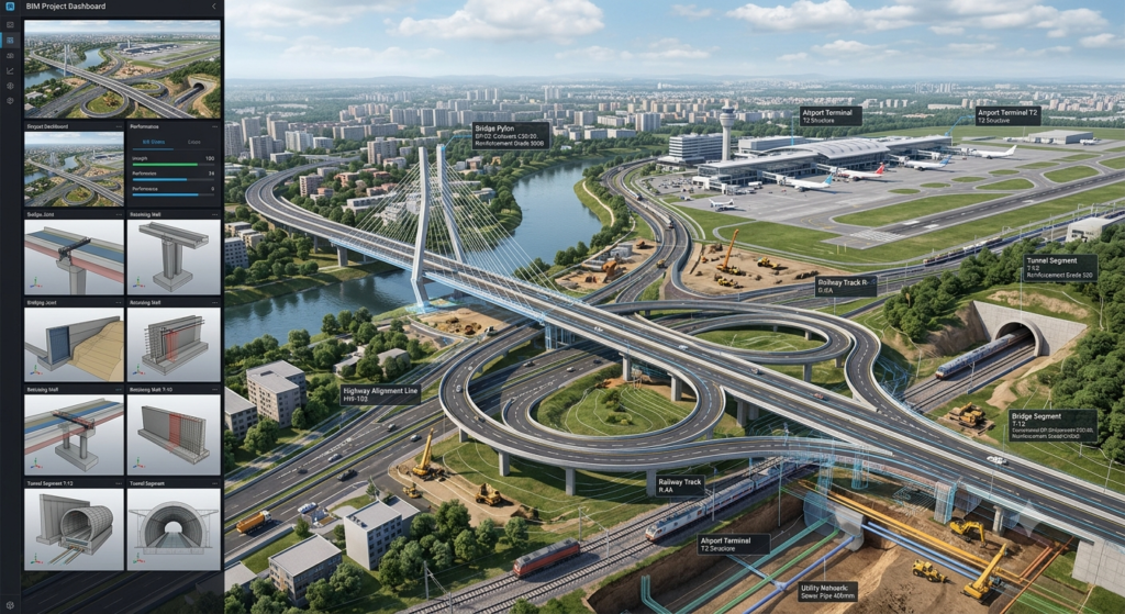 infrastructure bim services
